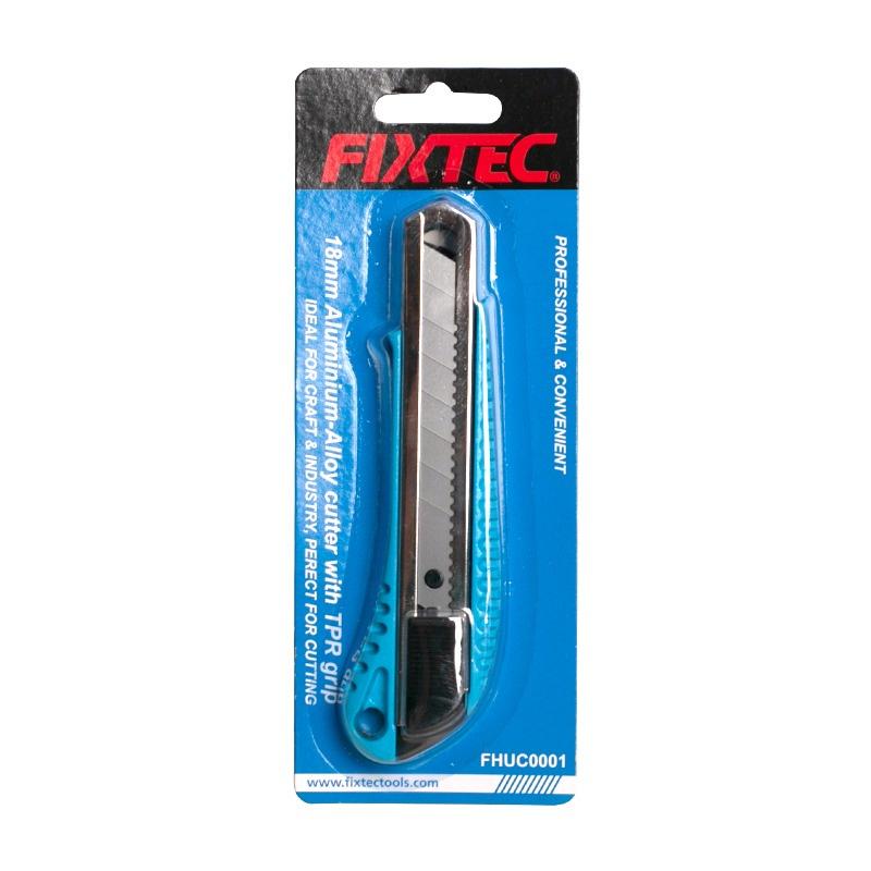 Dao rọc giấy cao cấp FIXTEC FHUC0001, lưỡi SK5 sắc bén, khóa tự động an toàn tiện lợi, hàng chính hãng