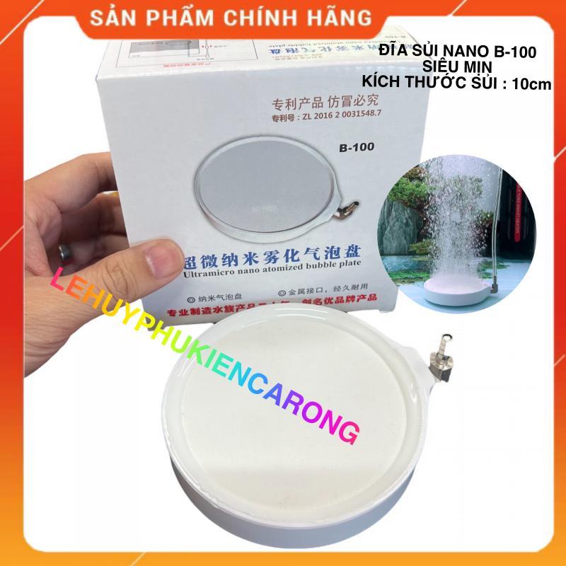 Đĩa Sủi Siêu Mịn Cao Cấp Nano D-50, B-100, Sủi Oxy Siêu Mịn Dành Cho Hồ Cá Cảnh kích thước sủi 5cm và 10cm