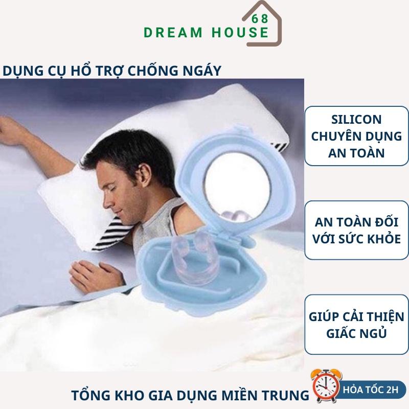 Dụng Cụ Hỗ Trợ Kẹp Chống NGỦ NGÁY Silicon Chuyên Dụng An Toàn