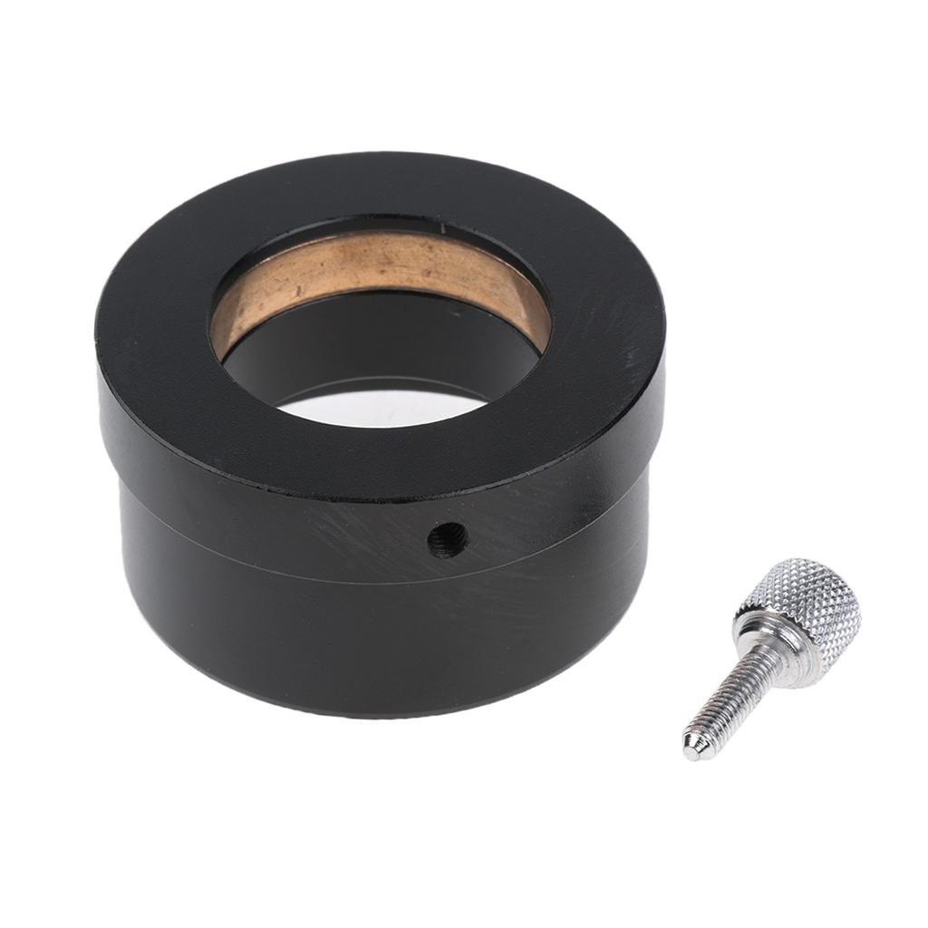 Metal 02" to 1.25" Telescope Eyepiece Mount Adapter Black