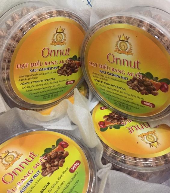 01 Hộp hạt điều rang muối Bình Phước loại 1