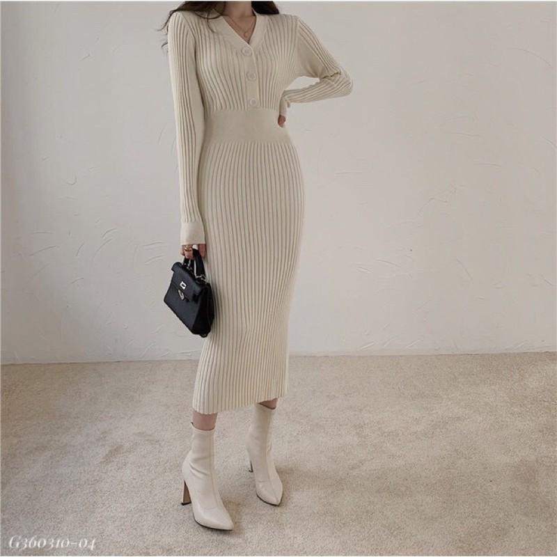 Váy len body cho con bú ️ẢNH THẬT SHOP CHỤP