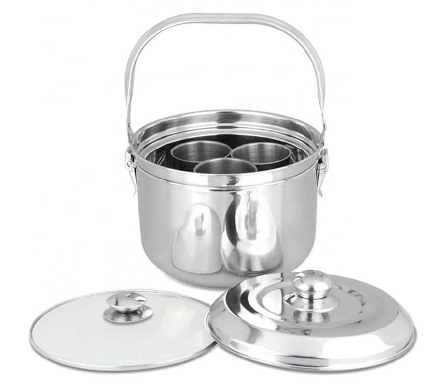 Nồi ủ nhiệt inox Mishio MK187 5.4L - Hàng chính hãng