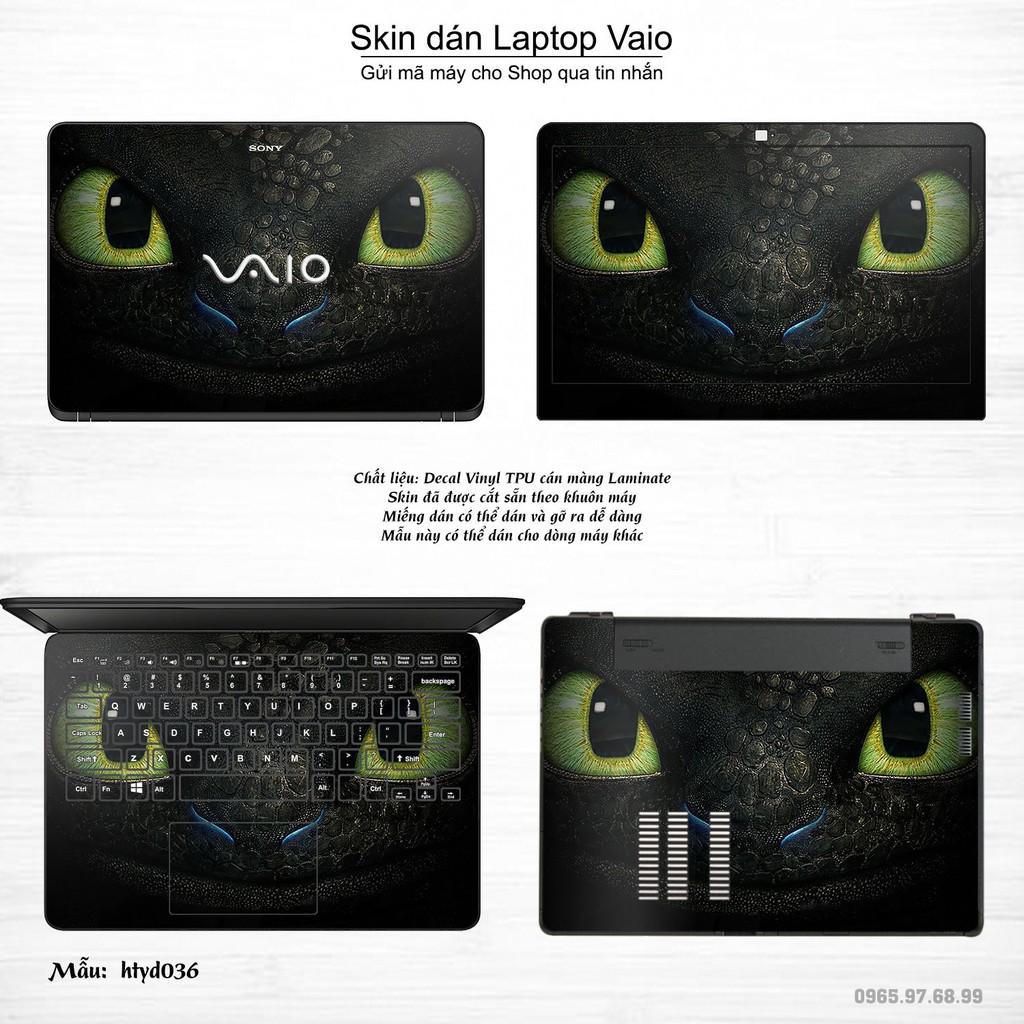 Skin dán Laptop Sony Vaio in hình bí kíp luyện rồng (inbox mã máy cho Shop)