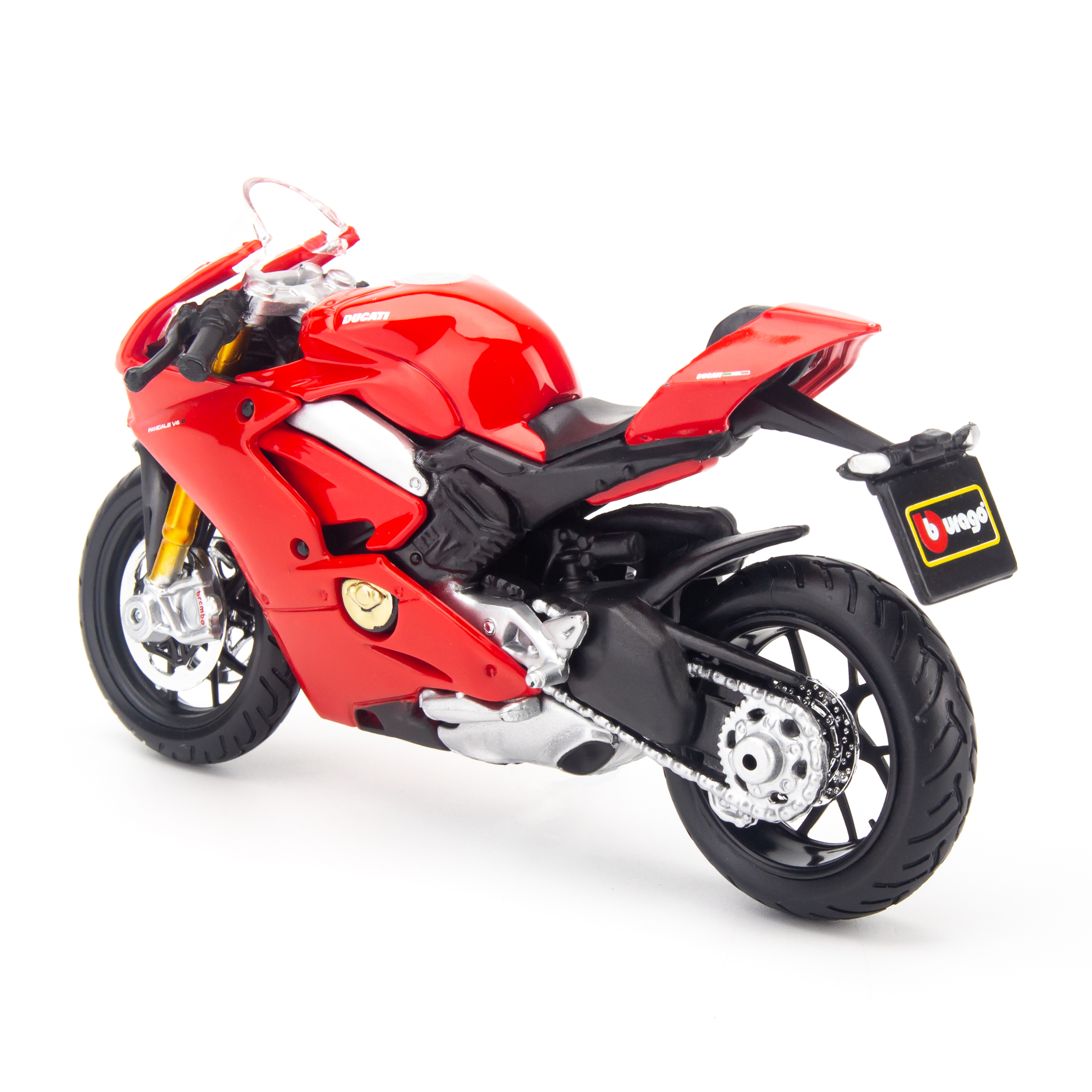 Mô hình xe mô tô Ducati Panigale V4 1:18 Bburago - 18-51080