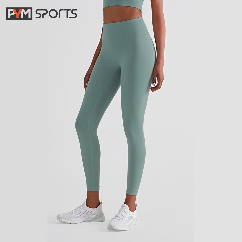 Set đồ nữ tập yoga tập gym PYM SPORT áo Bra và quần legging dài chất liệu vải spandex lulu cao cấp - BR037 + L040