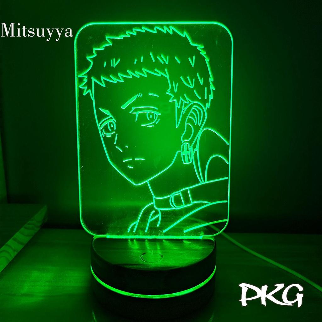 Đèn Ngủ Led 3D MISSUYYA nhân vật Anime phát sáng 16 màu cảm ứng có điều khiển từ xa