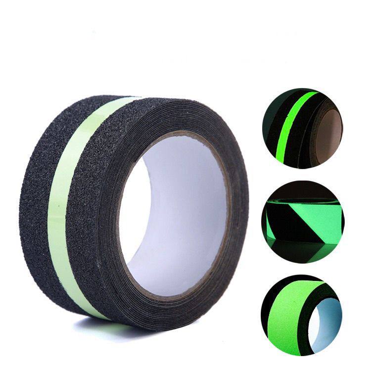 Băng keo chống trượt dạ quang 5m x 5cm cao cấp PQ-505, dán cầu thang, chống trơn trượt hiệu quả dành cho văn phòng, nhà xưởng, chân bậc cầu thang - Mai Lee