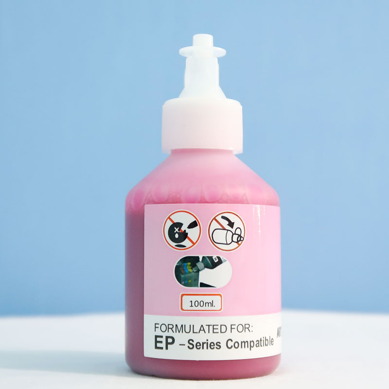 Mực nước màu đỏ nhạt Pigment UV EPU-LM0100M thương hiệu Estar - Dùng cho máy Epson