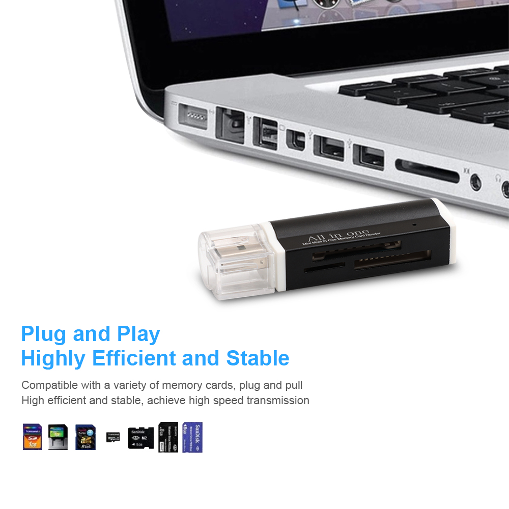 Đầu Đọc Thẻ Đa Năng Nhỏ Gọn Micro USB2.0 Cho Thẻ Nhớ TF