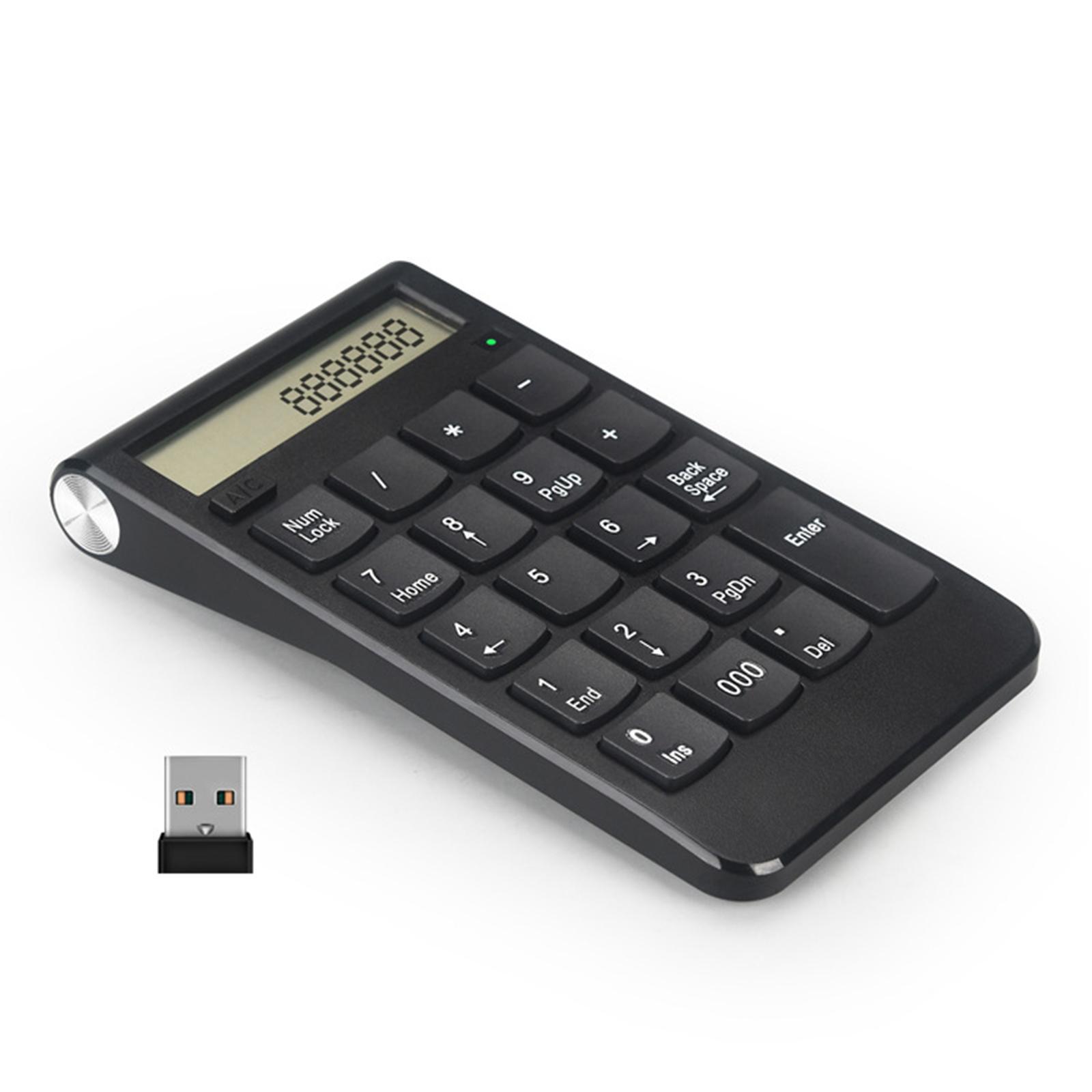 Wireless Number Pad Accessories Portable Mini 2.4G for Notebook Laptop PC