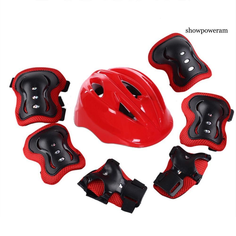 Set 7 Phụ Kiện Bảo Vệ Đầu Gối Cho Bé Khi Trượt Ván