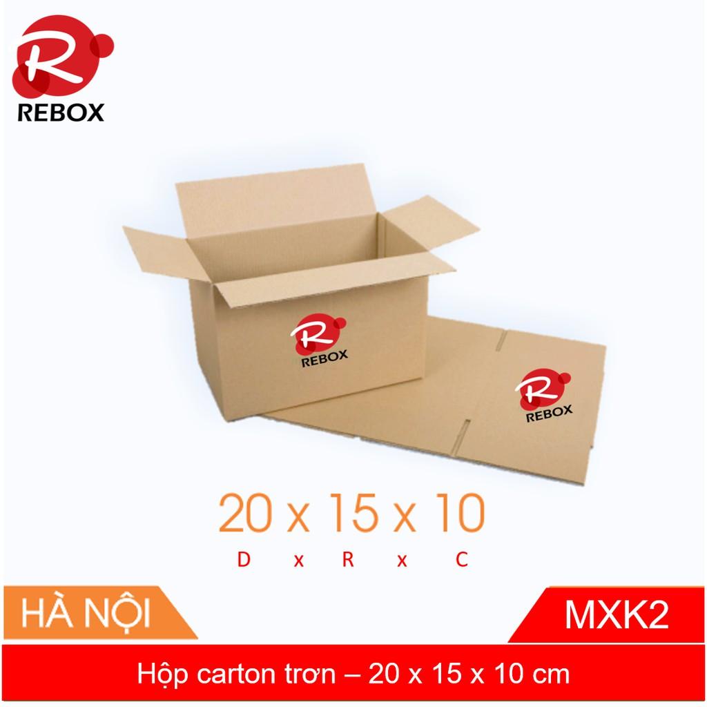 Hộp Carton 20x15x10 - COMBO 100 Hộp đóng hàng 3 lớp