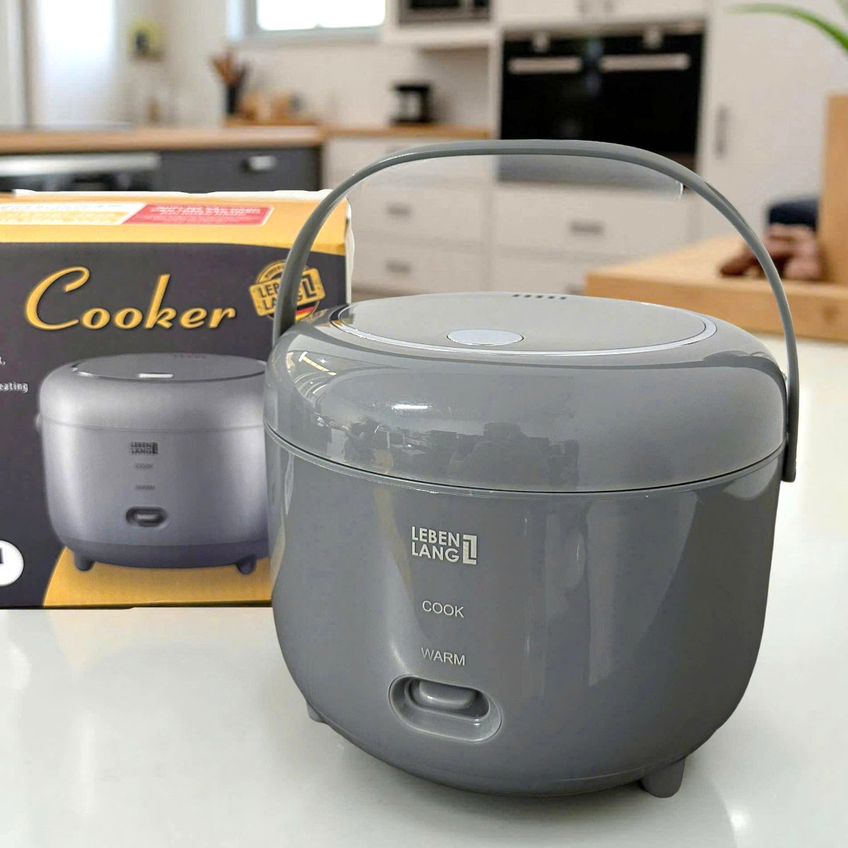 Nồi cơm điện Lê Bên Làng LBL0581, dung tích 1.2L, công suất 350W, thiết kế hiện đại, bảo hành 2 năm - hàng chính hãng