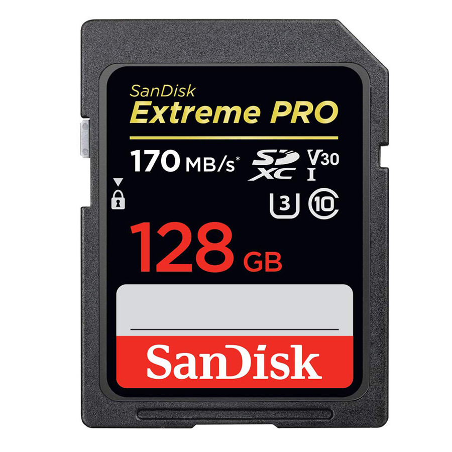 Thẻ Nhớ SDXC SanDisk Extreme Pro U3 V30 1133X 128GB 170MB/s - Hàng Chính Hãng