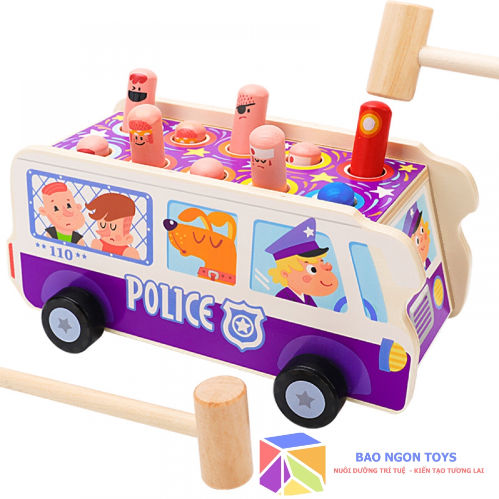 ĐỒ CHƠI ĐẬP GỖ TĂNG CƯỜNG TỐI ƯU PHẢN XẠ CHO BÉ - BAO NGON TOYS