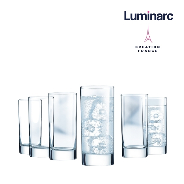 Bộ 6 Ly Thuỷ Tinh Cao Luminarc Islande 290ml - LUISD6293