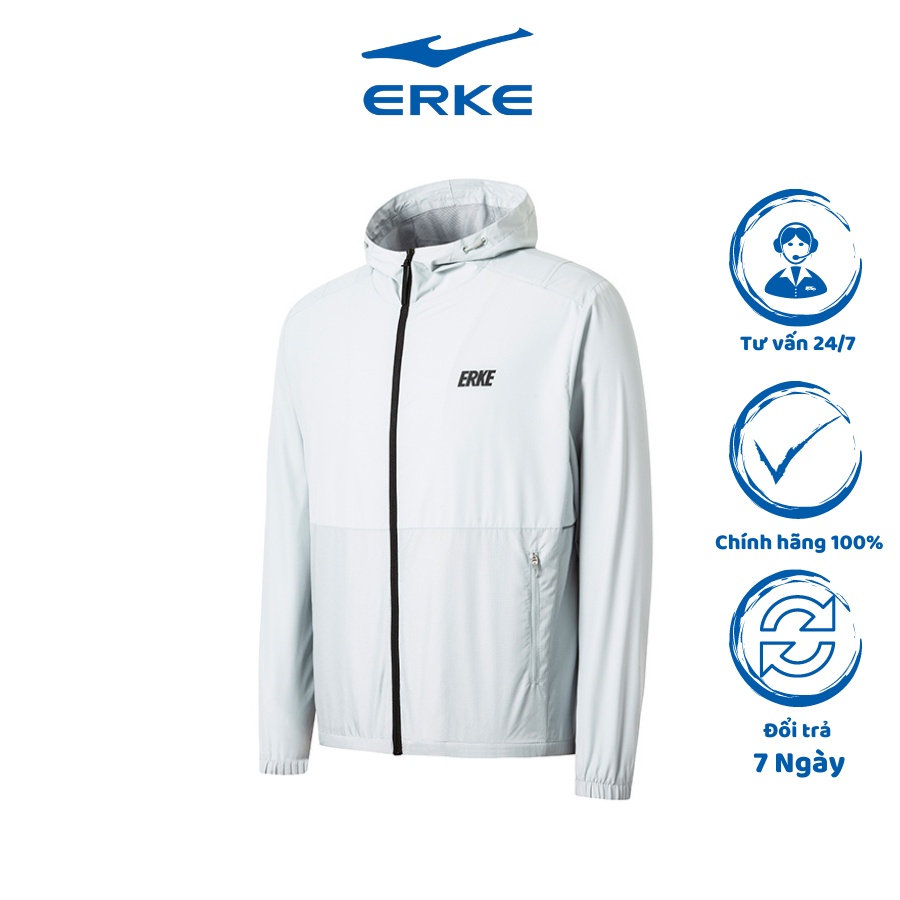 Áo khoác gió nam Erke áo khoác gió chất liệu cao cấp chống nước 11222303231