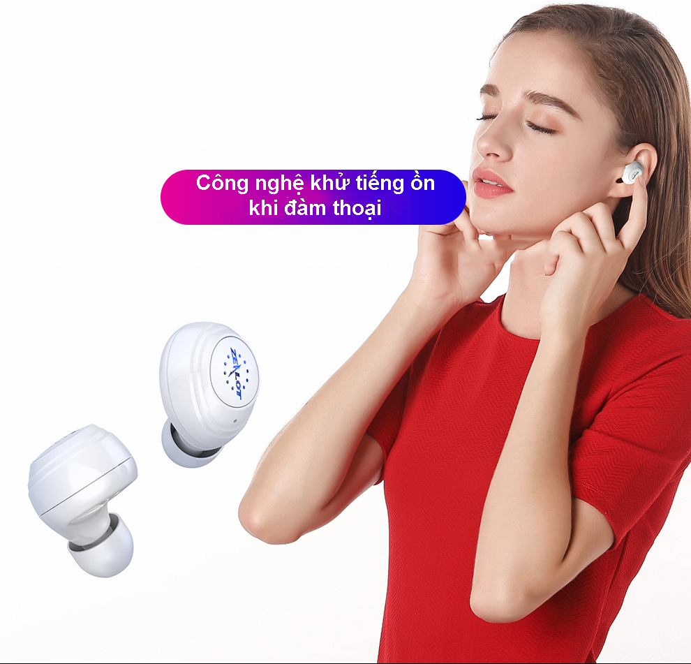 Tai nghe Bluetooth không dây Zealot H19 âm thanh Hifi chống nước, 4 giờ nghe nhạc, kết nối Bluetooth TWS 5.0 - Hàng chính hãng