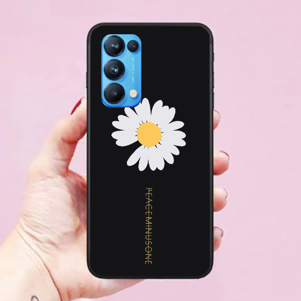 Ốp lưng điện thoại dành cho Oppo Reno 5 Hình Hoa Cúc