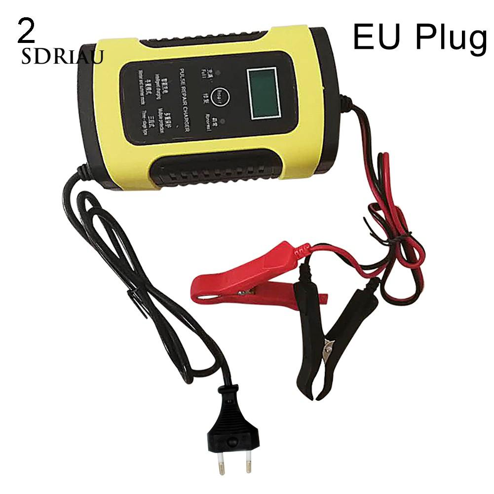 Bộ Sạc Pin Tự Động Có Màn Hình Lcd 12v 6a Cho Xe Hơi