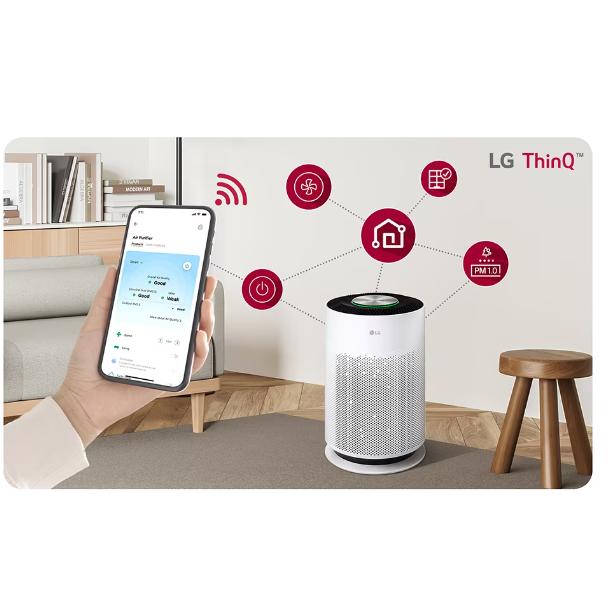 Máy Lọc Không Khí L.G PURICARE 360 HIT AS60GHWG0, Cho Phòng 60M2, Nhập Đức, BH 12 Tháng
