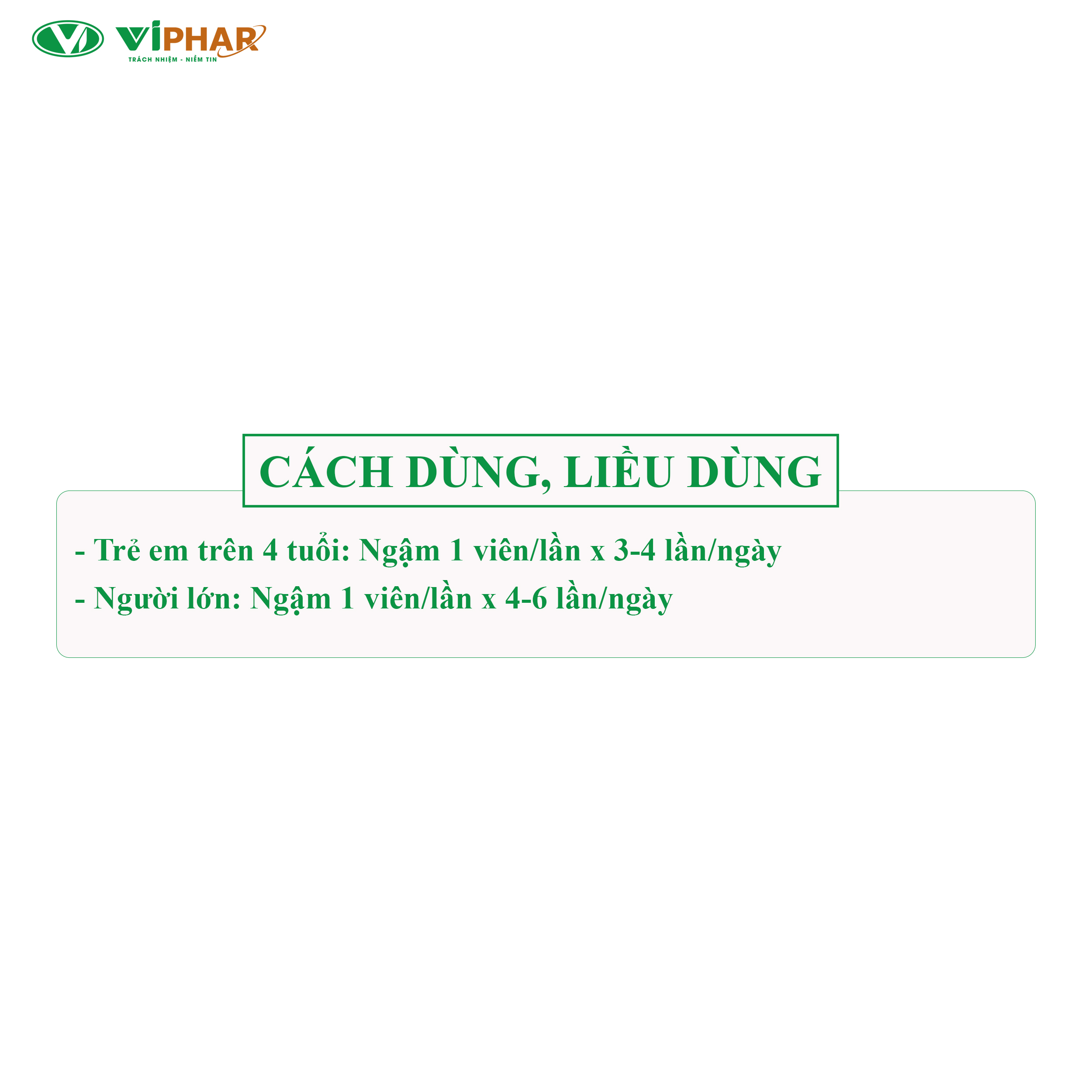 Viêm Ngậm Bổ Phế, Giảm Ho, Giảm Đau Rát Họng Nhanh, An Toàn Cho Người Tiểu Đường Viên Ngậm Ho Bromelain VIPHAR