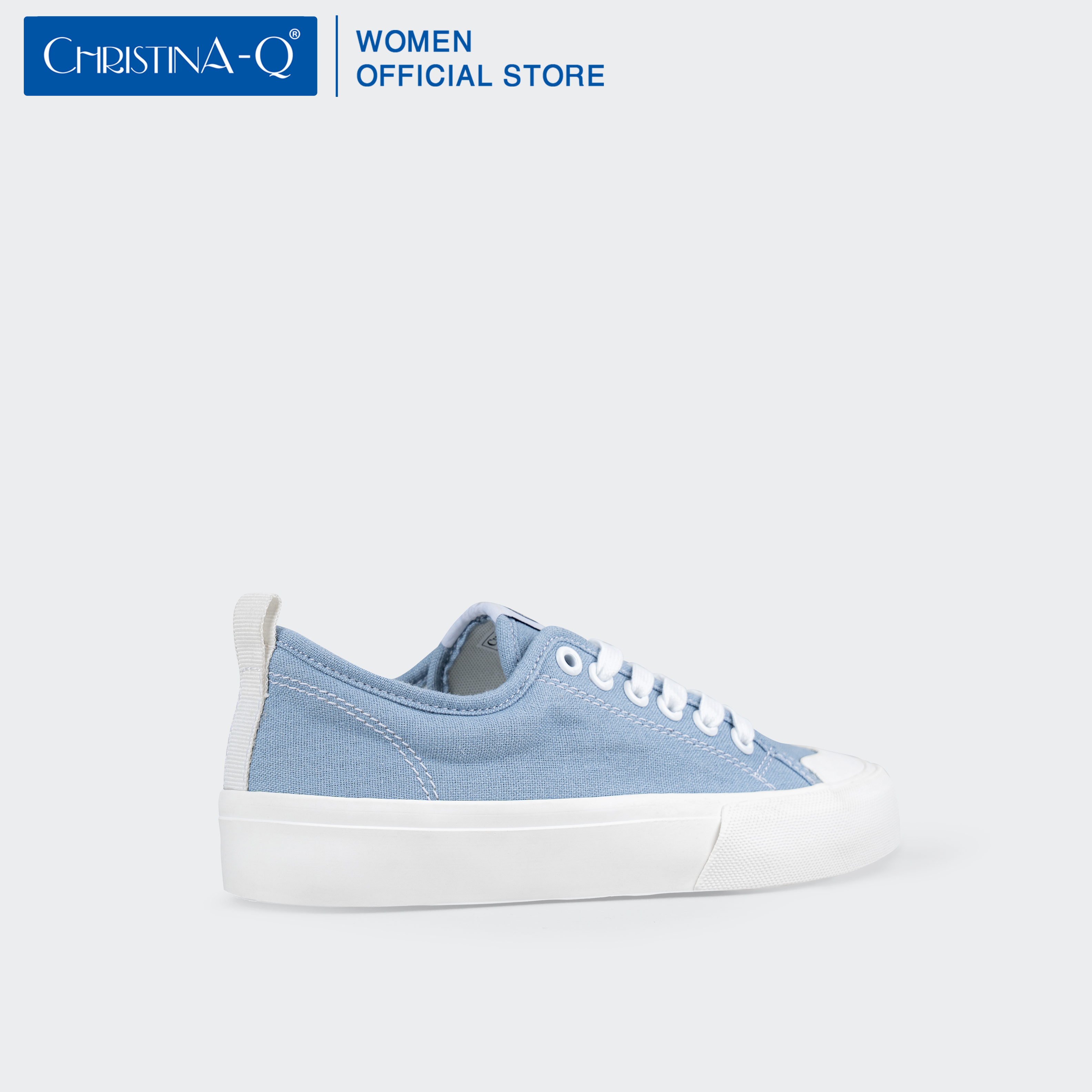 Giày Sneaker Nữ Đế Bằng ChristinA-Q TTU125