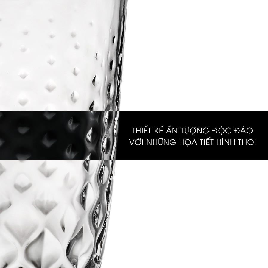 Bộ 6 ly thủy tinh -295ml - 395ml GLIT - Bormioli Rocco- Hàng nhập khẩu