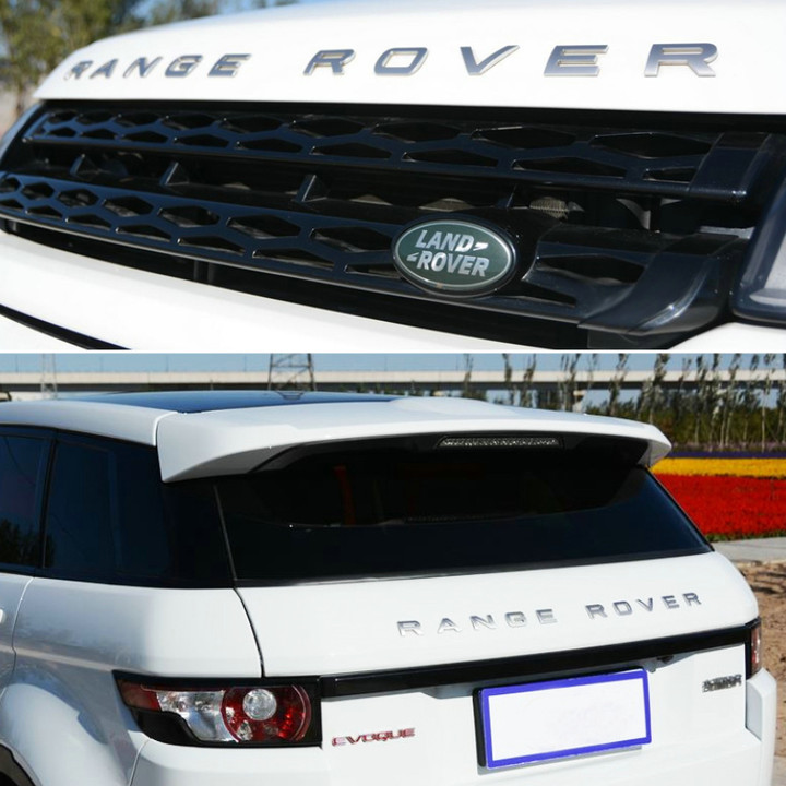 Decal tem chữ inox Ranger Rover dán đầu hoặc đuôi xe ô tô Kích thước 52 × 3 cm