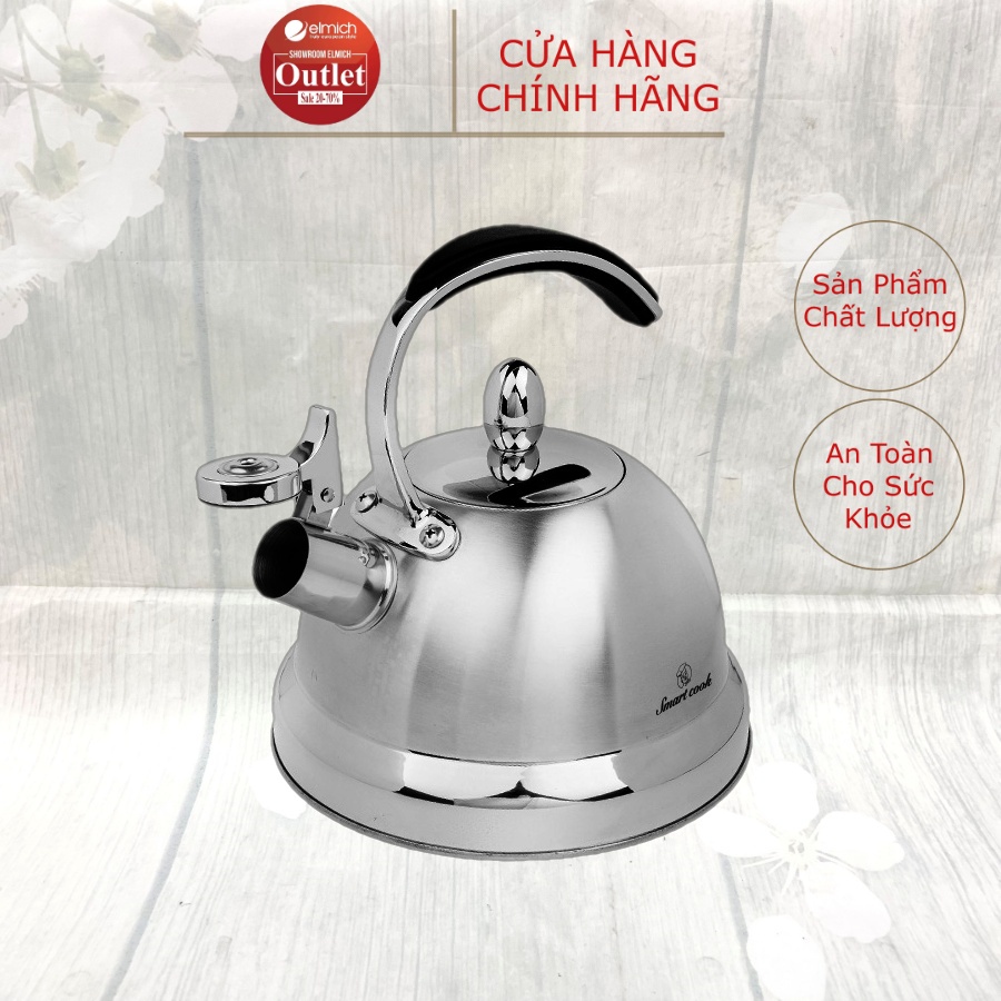 Ấm Siêu Tốc Đun Từ Inox Smartcook SM-8280OL 2.5L Hàng Chính Hãng