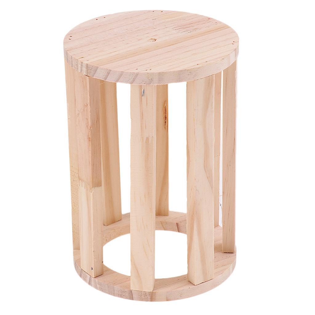 Small Pet Wooden Rack Feeder Hay Grass Nest Holder for Rabbit Guinea Pig