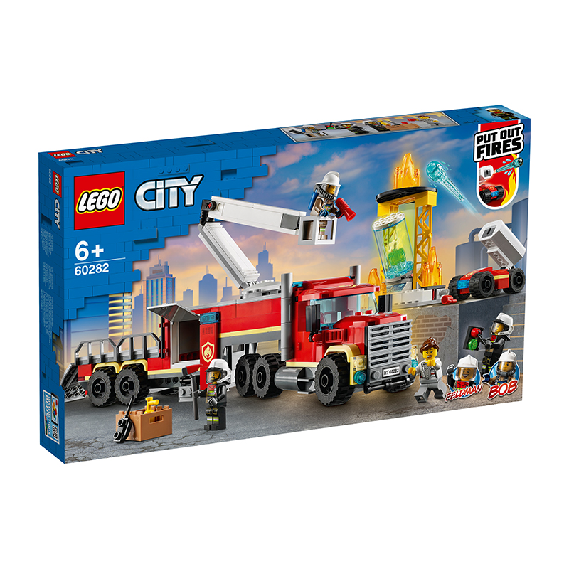Đồ Chơi Lắp Ráp LEGO Xe Đầu Kéo Chữa Cháy 60282 Cho Bé Trên 6 Tuổi