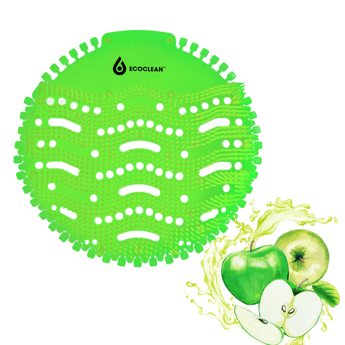 Lưới Khử Mùi Bồn Tiểu Nam &Amp; Ống Cống - Wave Fresher - Nhập Khẩu Singapore Và Mỹ - Xanh Lá - Táo Sing