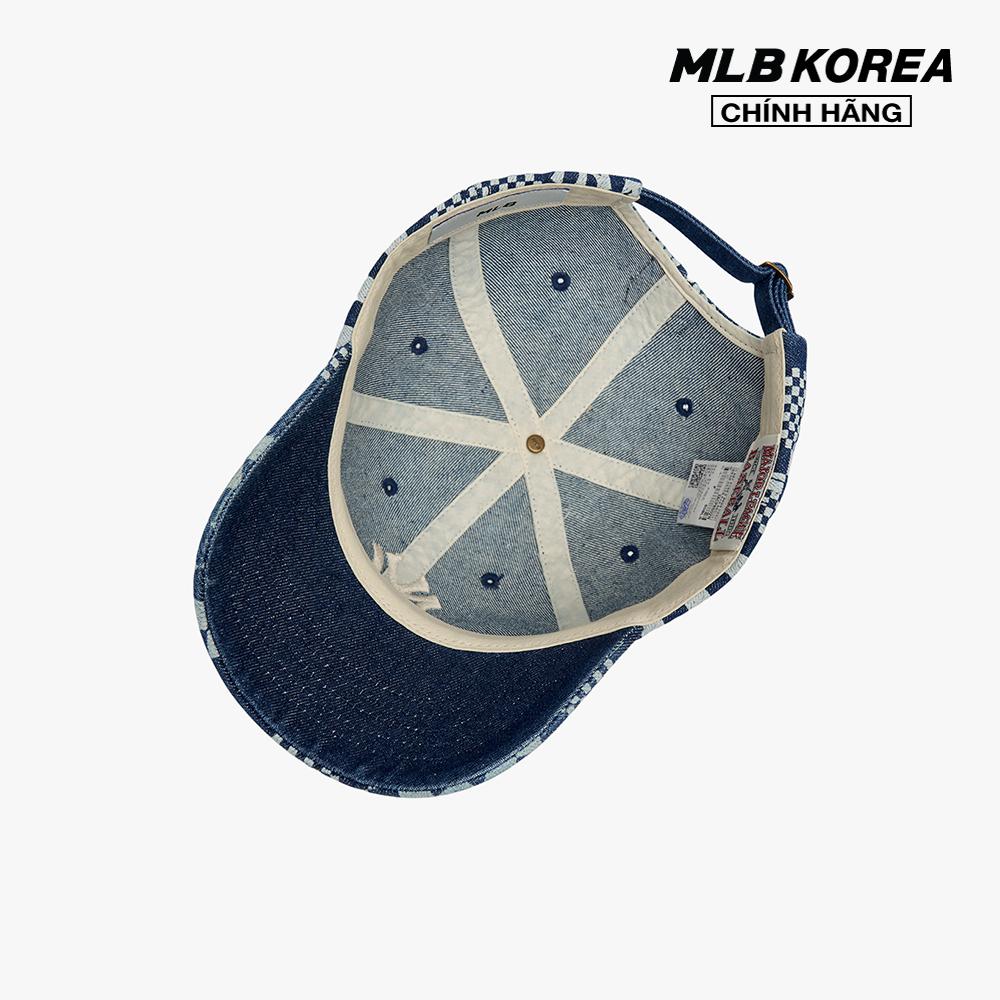 MLB - Nón lưỡi trai Checker Board Denim Ball 3ACP8602N-50BLS-F