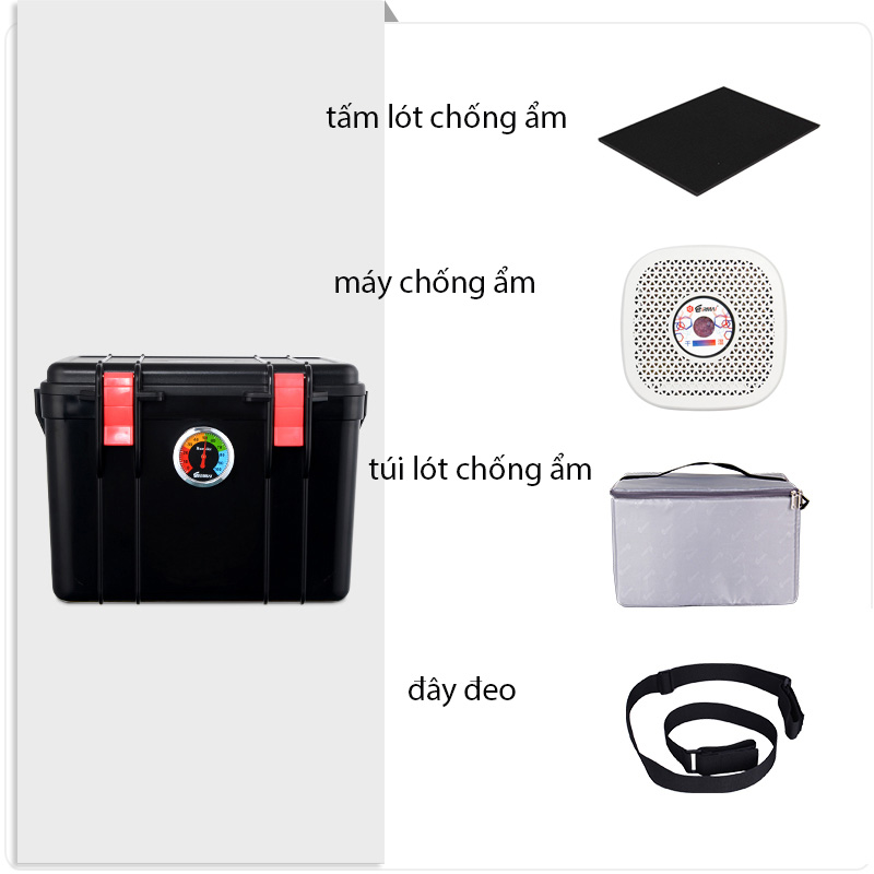 Hộp chống ẩm máy ảnh xách tay (24L).