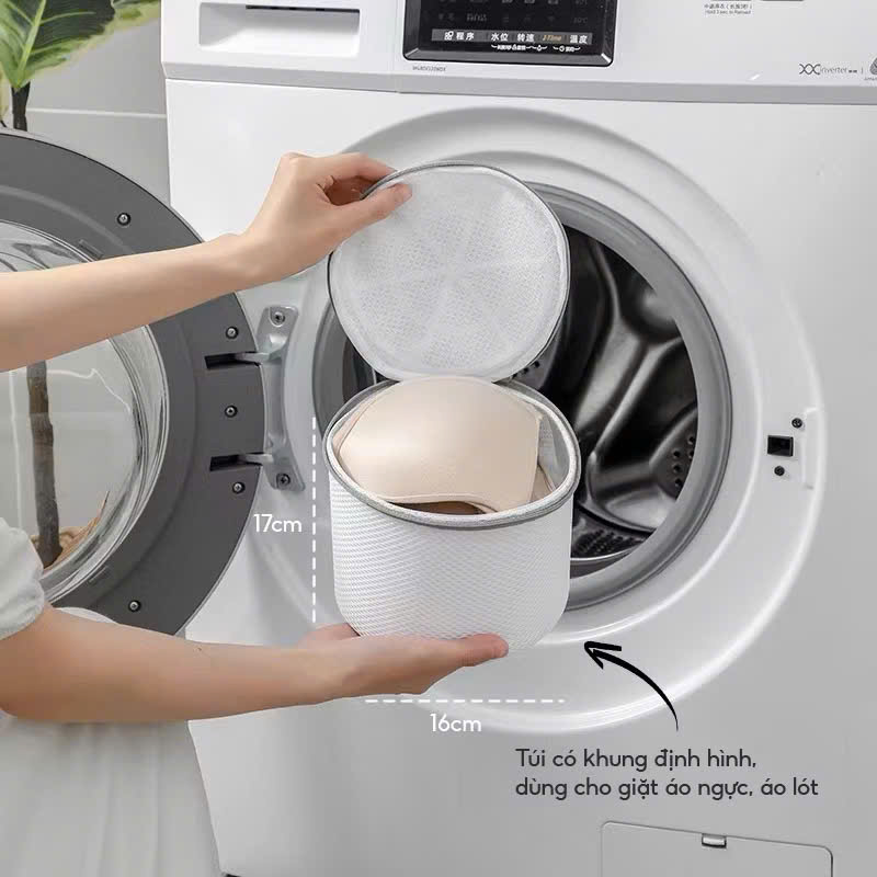 Set 6 Túi Giặt Quần Áo Lưới 3D Siêu Bền, Thoát Nước, Chống Nhăn Cho Máy Giặt - HÀNG CHÍNH HÃNG MINIIN
