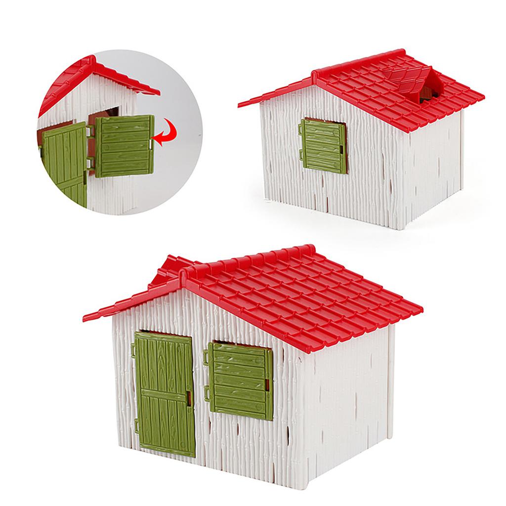 Mô Hình Nhà Nông Trại Diy Bằng Nhựa Cho Bé