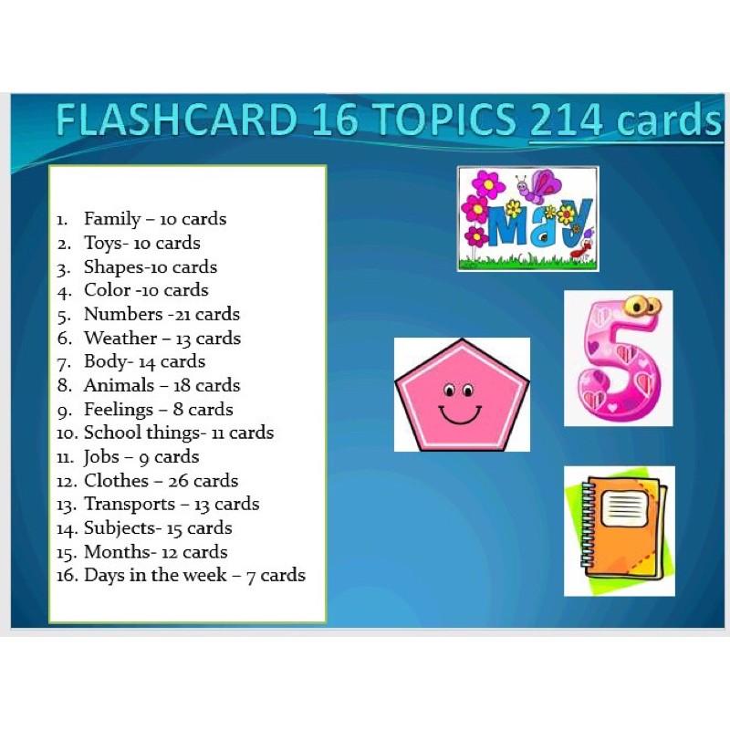 Flashcard 10-22 chủ đề ép plastic