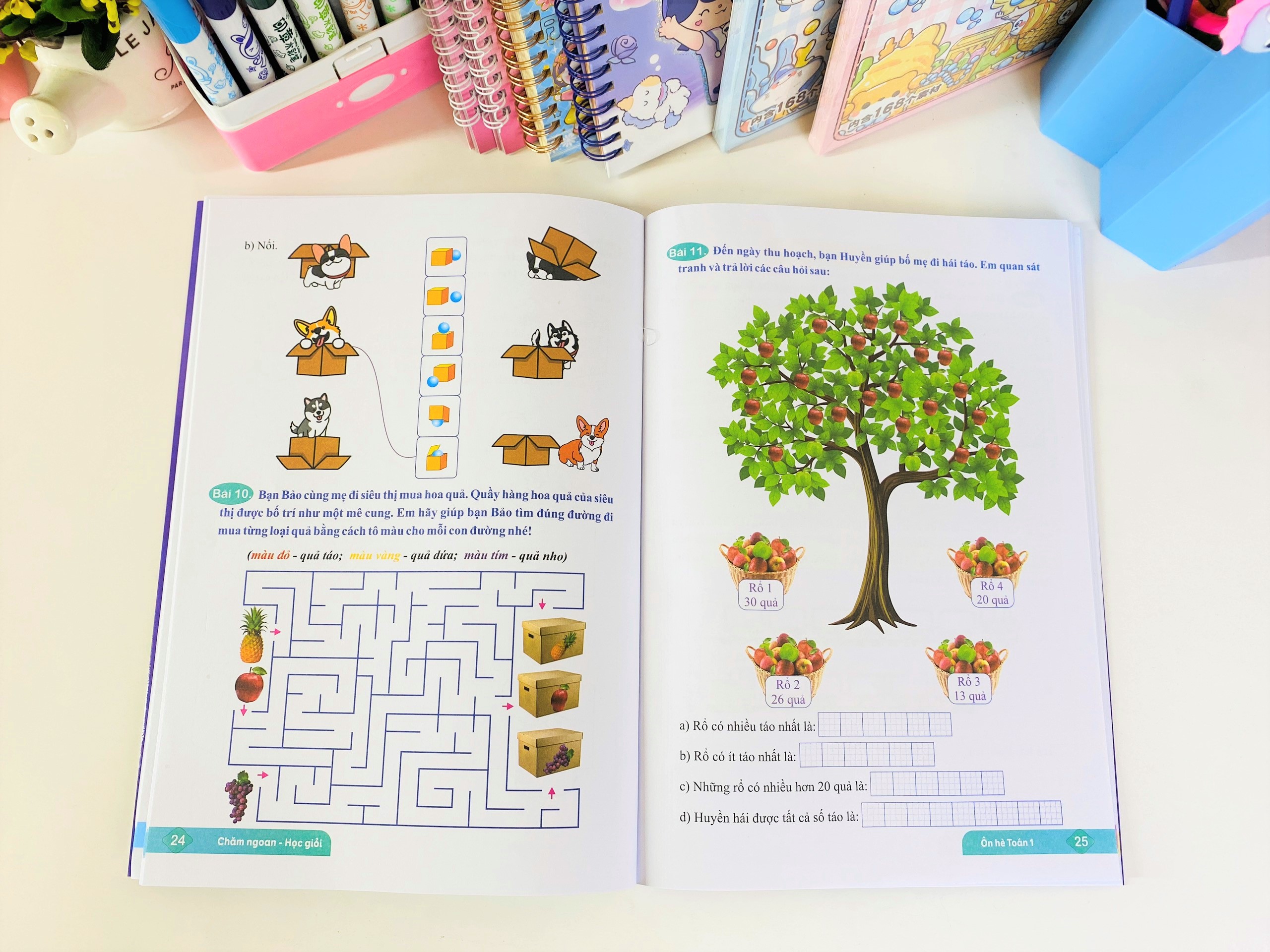 Sách - Bộ 2 cuốn Ôn Hè Toán + Tiếng Việt 2 Kết Nối - ndbooks