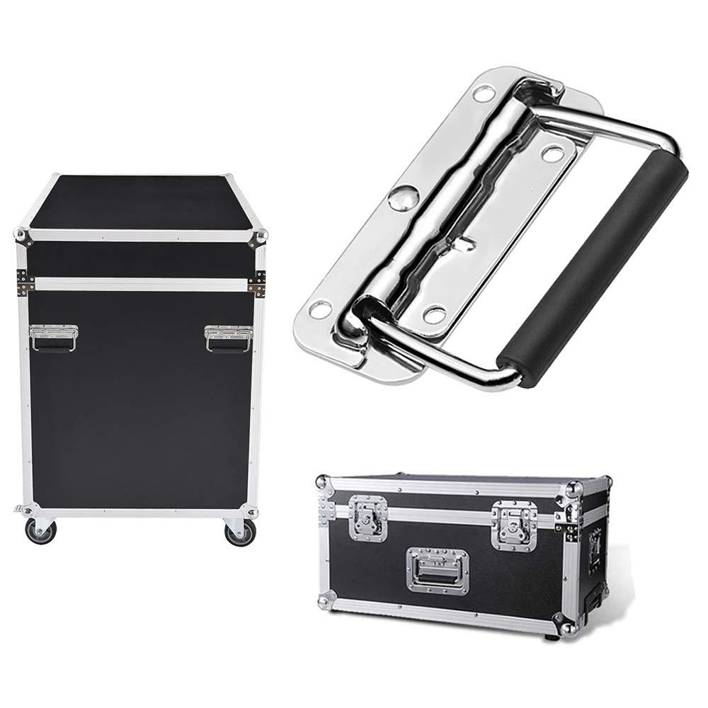 2 mảnh tay cầm gấp thép không gỉ, hộp phần cứng Hộp thép không gỉ tay cầm, tay cầm bằng bạc tay cầm tay cầm tay cầm tay cầm cho cửa hộp công cụ