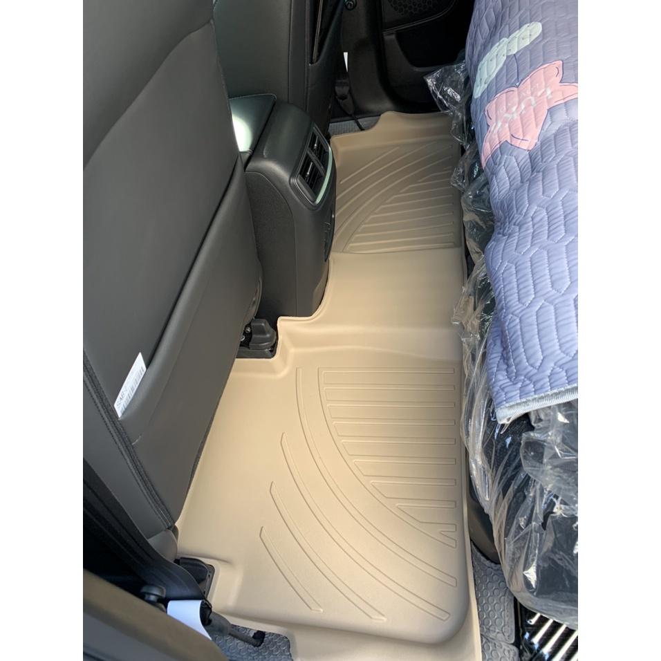 Thảm lót sàn xe ô tô HONDA CRV 2018 + Nhãn hiệu Macsim chất liệu nhựa TPV cao cấp màu be