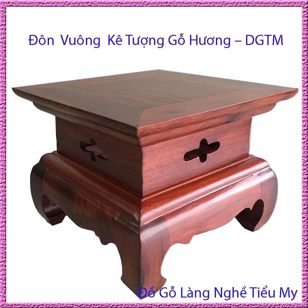 Đôn Vuông Kê Tượng Gỗ Hương, Kê Lục Bình, Kệ kê đa , Kê Đồ Phong Thuỷ