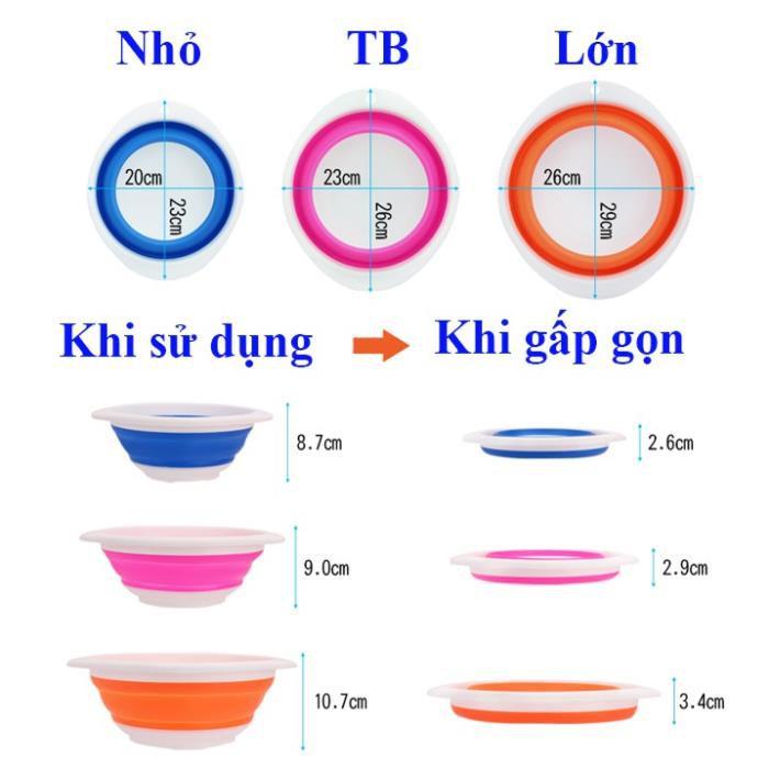 Bát đựng mồi câu cá gấp gọn tiện lợi , khay đựng mồi câu HPK-3