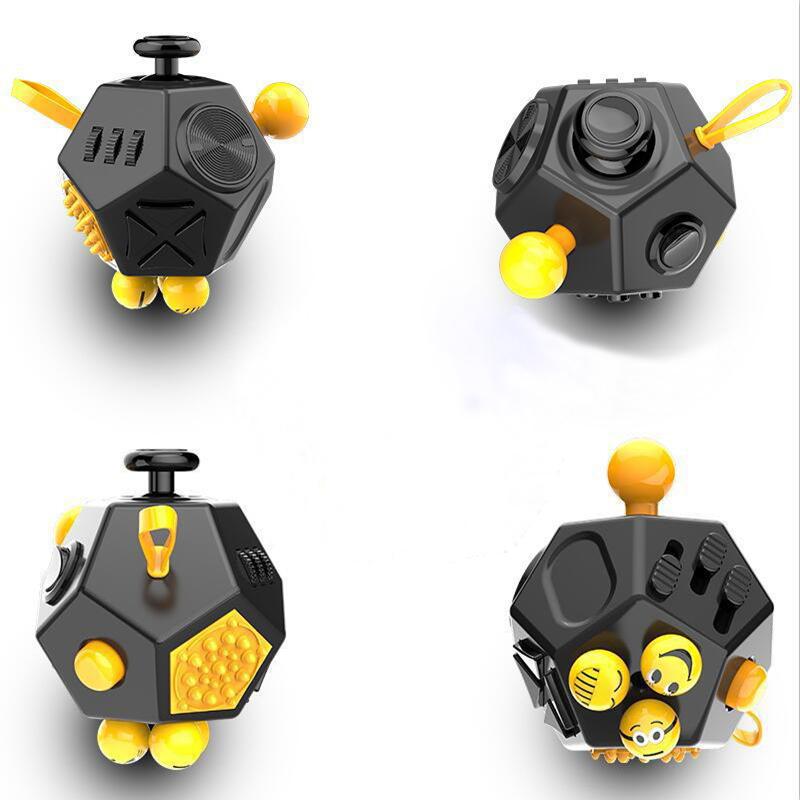 Fidget Cube Khối Vuông Giảm Stress Holy Crystal Thế hệ 02 mới V2 (màu ngẫu nhiên)