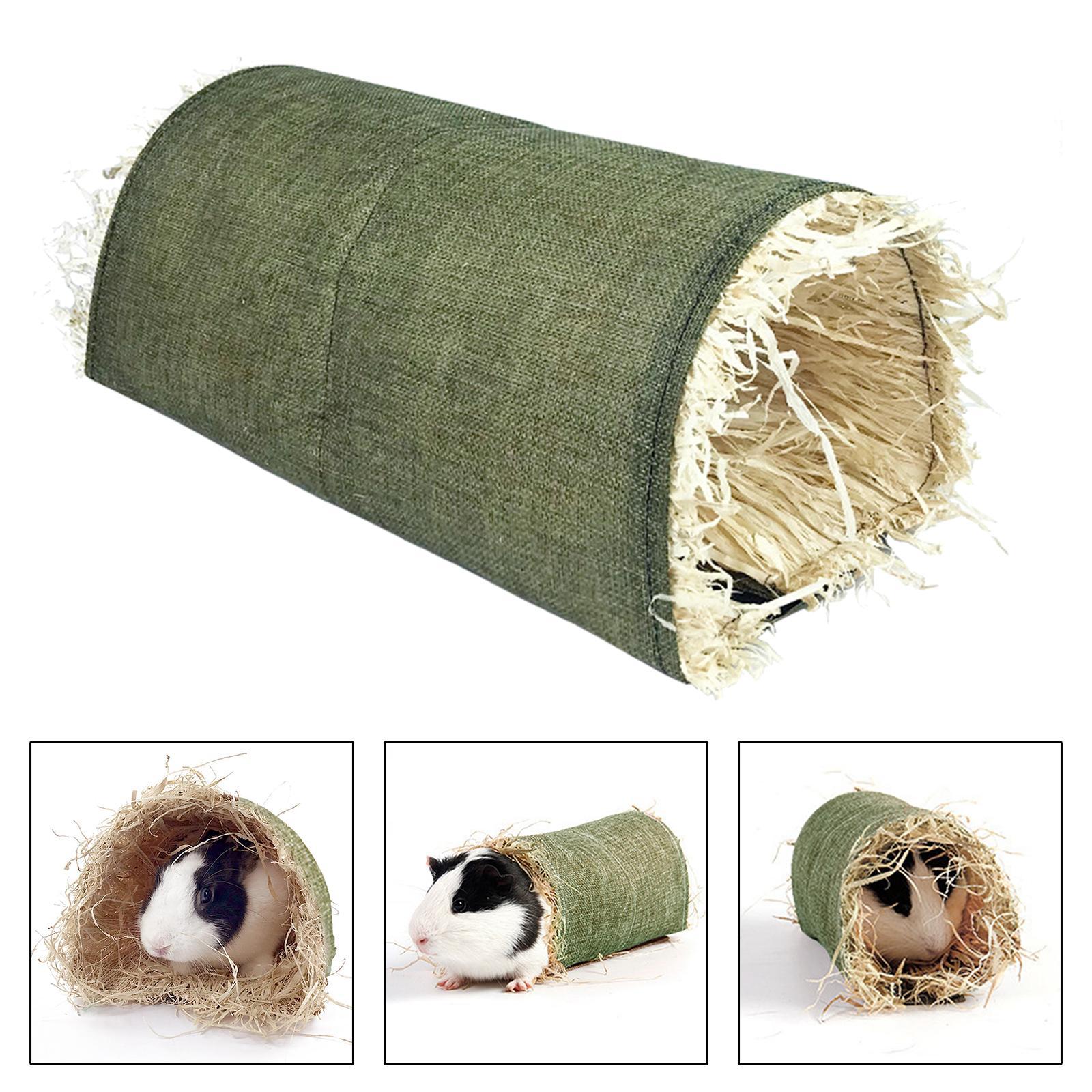 Rabbit Tunnel Pet Interactive Toy Hideout Play Toy for Hamster Hedgehog Rat