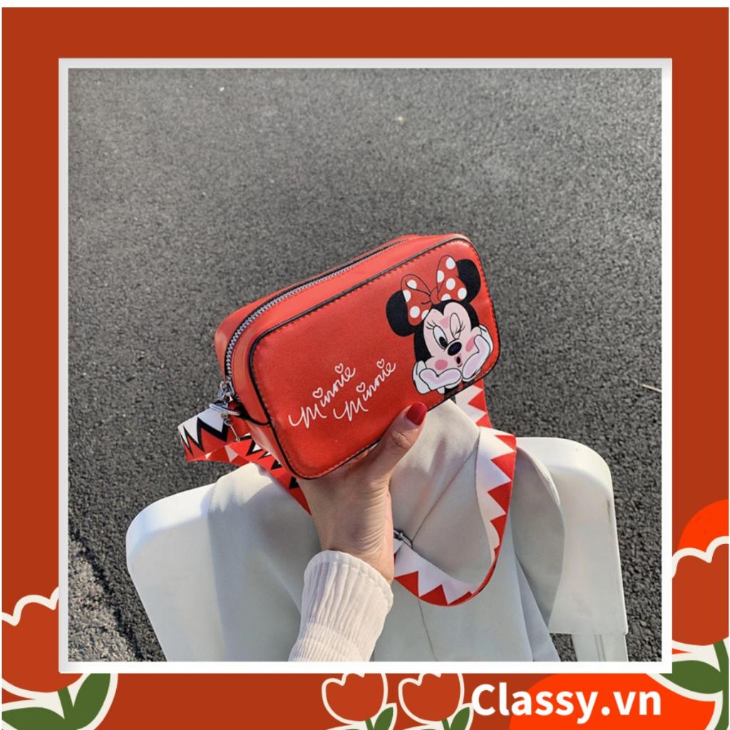 Túi hộp Classy cao cấp hình chữ nhật họa tiết hoạt hình Disney siêu dễ thương T585