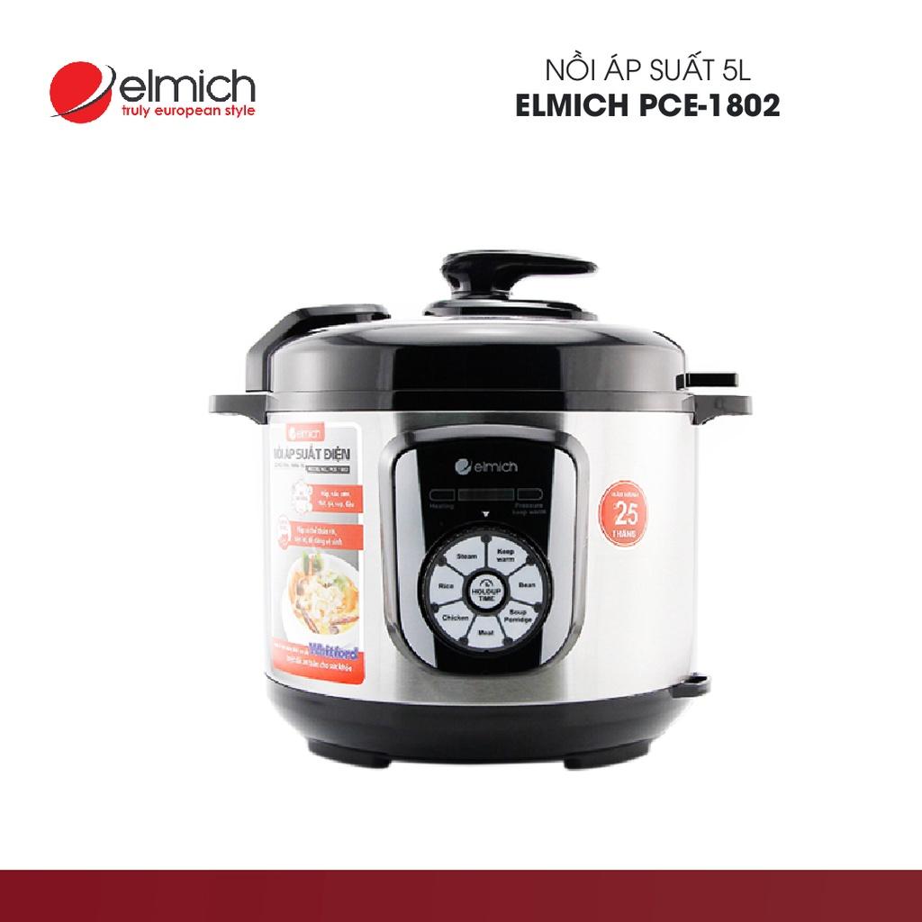 Nồi áp suất Elmich PCE-1802 (5 Lít) - Hàng Chính Hãng