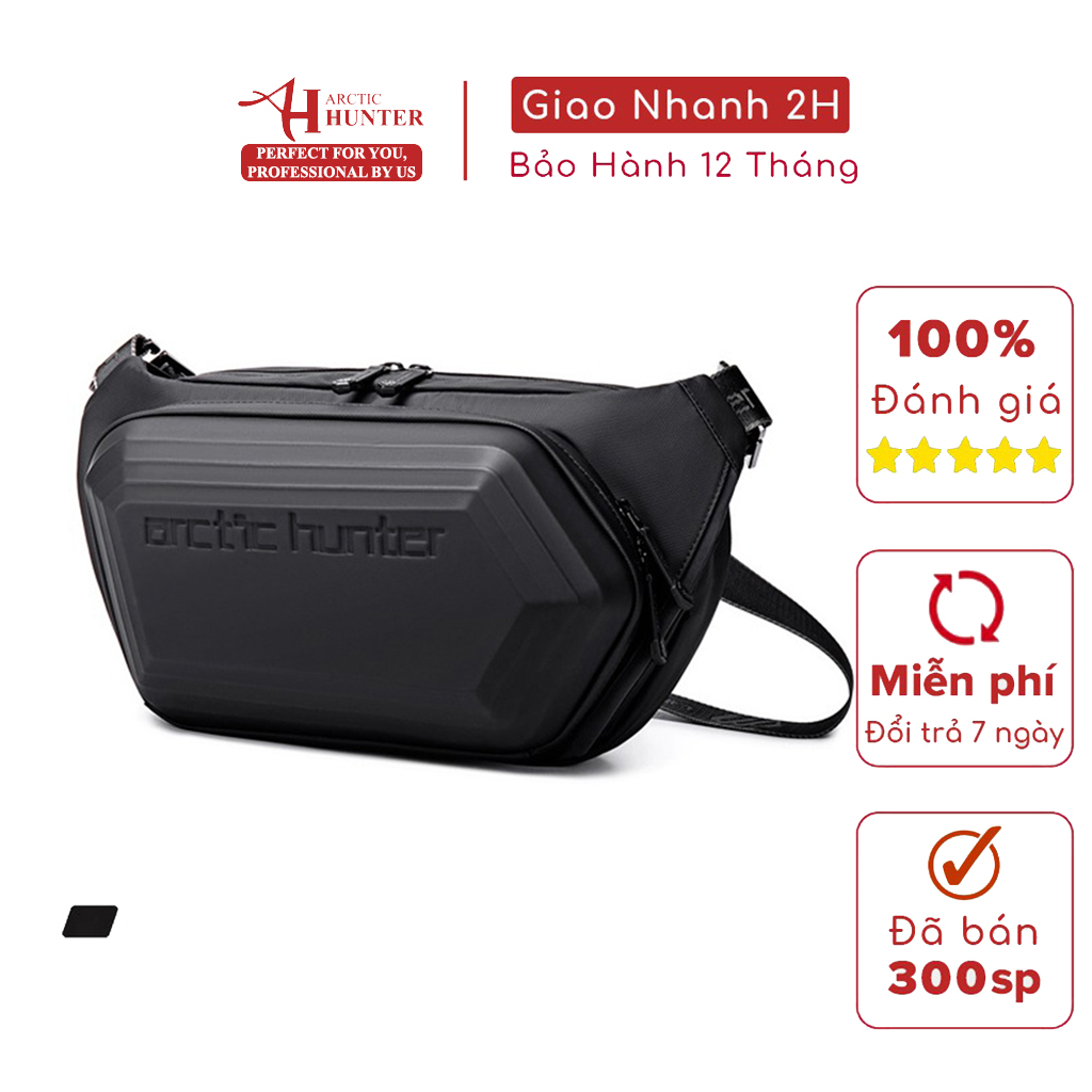 Túi đeo chéo nam trước ngực Arctic Hunter chất liệu Oxford chống nước - Y00013