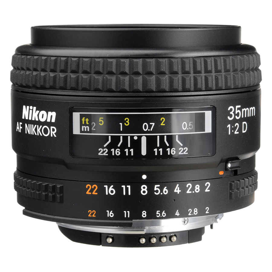 Ống Kính Nikon 35 AF F2 D (Đen) - Hàng Nhập Khẩu